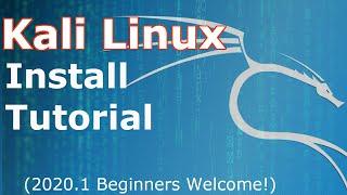 Kali Linux Install Tutorial | NEW! Non-Root User | 2020.1 Update | (Beginners Guide)