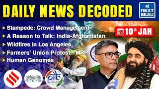 Newspaper Analysis: 10th Jan 2025 | Current Affairs Today | Daily News Decoded | UPSC | NEXT IAS