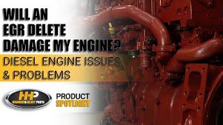 Will an EGR Delete cause damage to my Diesel Engine?