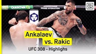 Magomed Ankalaev vs  Alexsandar Rakic | UFC 308 | DAZN Highlights