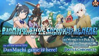 [DanMachi: Battle Chronicle] - OUT NOW! Join Bell & his friends on this adventure! infinite summons!