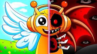 OREN ANGEL vs OREN DEVIL ! - Normal Versions vs Horror Versions | Incredibox Sprunki Animation