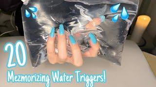 ASMR * 20 Unique Water  Triggers!! * No Talking * ASMRVilla