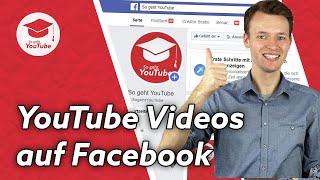 YouTube Videos richtig auf Facebook posten #wiegehtyoutube