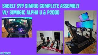 Building The Ultimate Sim Racing Rig w/ Sabelt S99 / Simagic Alpha U base / P2000 Pedals