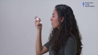 How to Use a Metered-Dose Inhaler without a Valved Holding Chamber