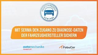 Mit SERMA den Zugang zu Diagnosedaten der Fahrzeughersteller sichern | Automechanika 2024