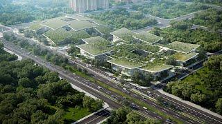 Bjarke Ingels Group envisions AI CITY masterplan for Terminus Group in Chongqing, China