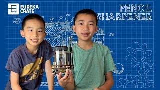 We Built a Pencil Sharpener! KiwiCo Eureka Crate Unboxing and Review 2021 | STEM Project