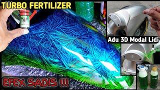 BUKAN SULAP BUKAN SIHIR ! TURBO FERTILIZER , Dari bening bisa hijau,biru,kuning dll , Gokil efexnya