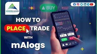 mAlgos Tutorial Video - How to Place an Order In Modern Algos Platform - Happy Trading