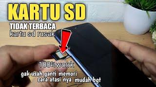 CARA MEMPERBAIKI KARTU MEMORI YANG TIDAK TERBACA || KARTU SD TIDAK TERBACA