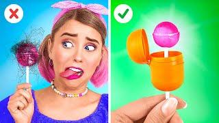 SMART HACKS AND IDEAS FOR PARENTS || Priceless Hacks For Parents! I Was Adopted by 123 GO! FOOD