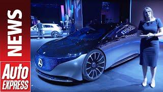 Mercedes Vision EQS concept - luxurious all-electric concept previews halo EV model