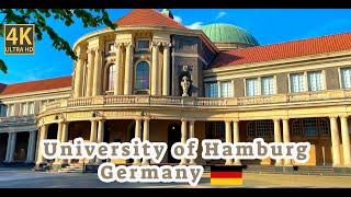 University of Hamburg, Germany  Beautiful Summer  ️ Walking Tour | Universität Hamburg | 4K 60fps