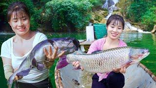 Off-Grid Lake Life: How a Young Woman Thrives on Fishing Skills