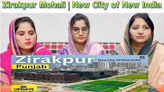 Reaction Pakistani girls  Zirakpur Mohali | New City of New India | Punjab | #4k | #rslive