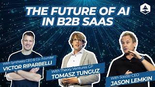 The Future of AI in B2B SaaS: Insights from Synthesia and Theory Ventures. Hosted by Jason Lemkin