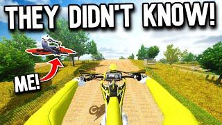 I WENT UNDERCOVER AS A NOOB IN MX BIKES!