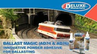 Ballast Magic - The Innovative Powder Adhesive For Ballasting