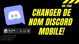 [TUTO] Comment changer son nom discord mobile [2021]