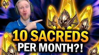 How to Get 10 SACRED SHARDS per Month (ALL FREE SHARDS) - Raid Shadow Legends Beginner Guide