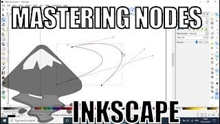 Inkscape beginners tutorial - Bezier Curves & Freehand Tool - Mastering Nodes and the Pen Tool