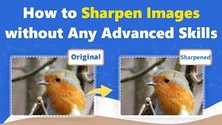 How to Sharpen Images without Any Advanced Skills