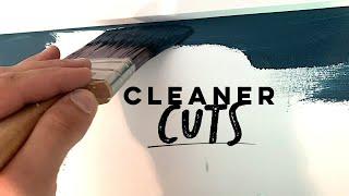 Easy Way To Paint Perfectly Straight Lines (How To Cut Like A Pro!)