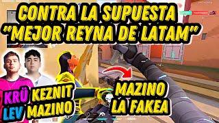 KEZNIT Y MAZINO SE ENFRENTAN A LA SUPUESTA "MEJOR REYNA DE TODO LATAM° Y MAZINO LA FAKEA | DUO +45K