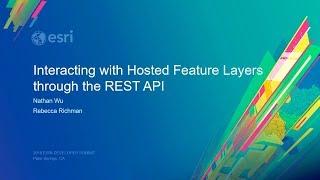 Interacting with Hosted Feature Layers through the REST API