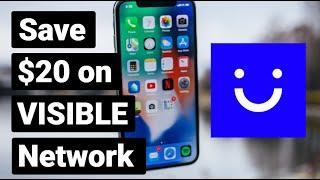 SAVE $20 on VISIBLE Network (Refer a Friend)