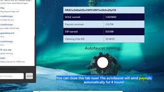 How to claim dogecoin auto faucet while you sleep | Best 4 Hours Auto Faucet