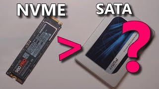 Are NVME SSDs EVEN Worth It?  (NVME vs SATA)