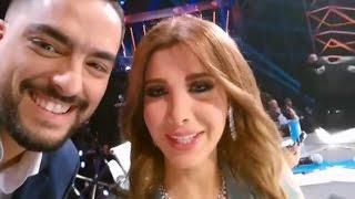 Arab Idol نانسي عجرم مع حسن الشافعي رسالة بمناسبة الحلقة الاخيرة من عرب ايدول