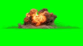 Green Screen realistic Explosion pack | explosion green screen | green screen explosion effects