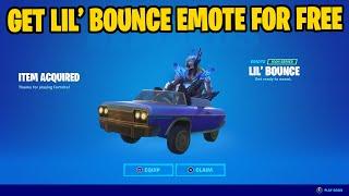 HOW TO GET UNRELEASED LIL' BOUNCE EMOTE FOR FREE IN FORTNITE!