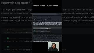 React Error: "Too Many Re-renders" Explained! 