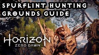 Horizon Zero Dawn - Spurflint Hunting Grounds! Brute Force Guide 2/5!