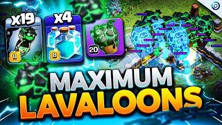 WORLD RECORD Most LAVALOONS is RIDICULOUS with PUPPET | Clashoween Event TH16 Clash of Clans