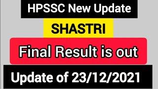 Shastri Post Code -813 FINAL RESULT IS OUT, Final Cutoff for the Post Code -813