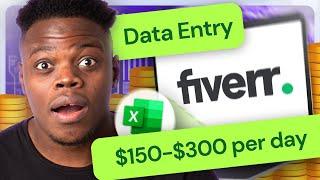 How to MAKE Money with Data Entry on Fiverr (AI Secrets )