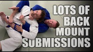 Lots of Back Mount Submission Options | Jiu-Jitsu Submissions