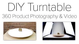 DIY Turntable for 360 Product Photography and 360 Video - No Motor Required