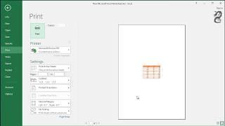 How to Print Data on Center of Page in Excel in Excel