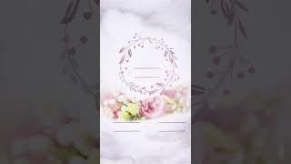 Blank Full Screen Wedding Invitation Template | Wedding WhatsApp Invitation Template  M-9414402138