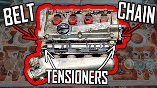 VW 1.8t 20vt Complete Timing Belt, Timing Chain and Tensioner Replacement - How to Time a 1.8t