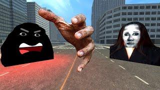 Hand Of God, Furious Angry Munci And Rosalia Bizcochito Delgado Nextbot Gmod