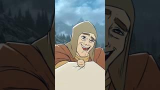 SKYRIM courier's message for you #elderscrolls #skyrim #animation #tes #memes