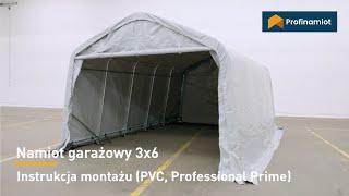 Namiot garażowy (PVC) - Montaż 3,3x6m Professional Prime